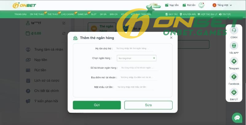 Bước 3: Xác nhận giao dịch