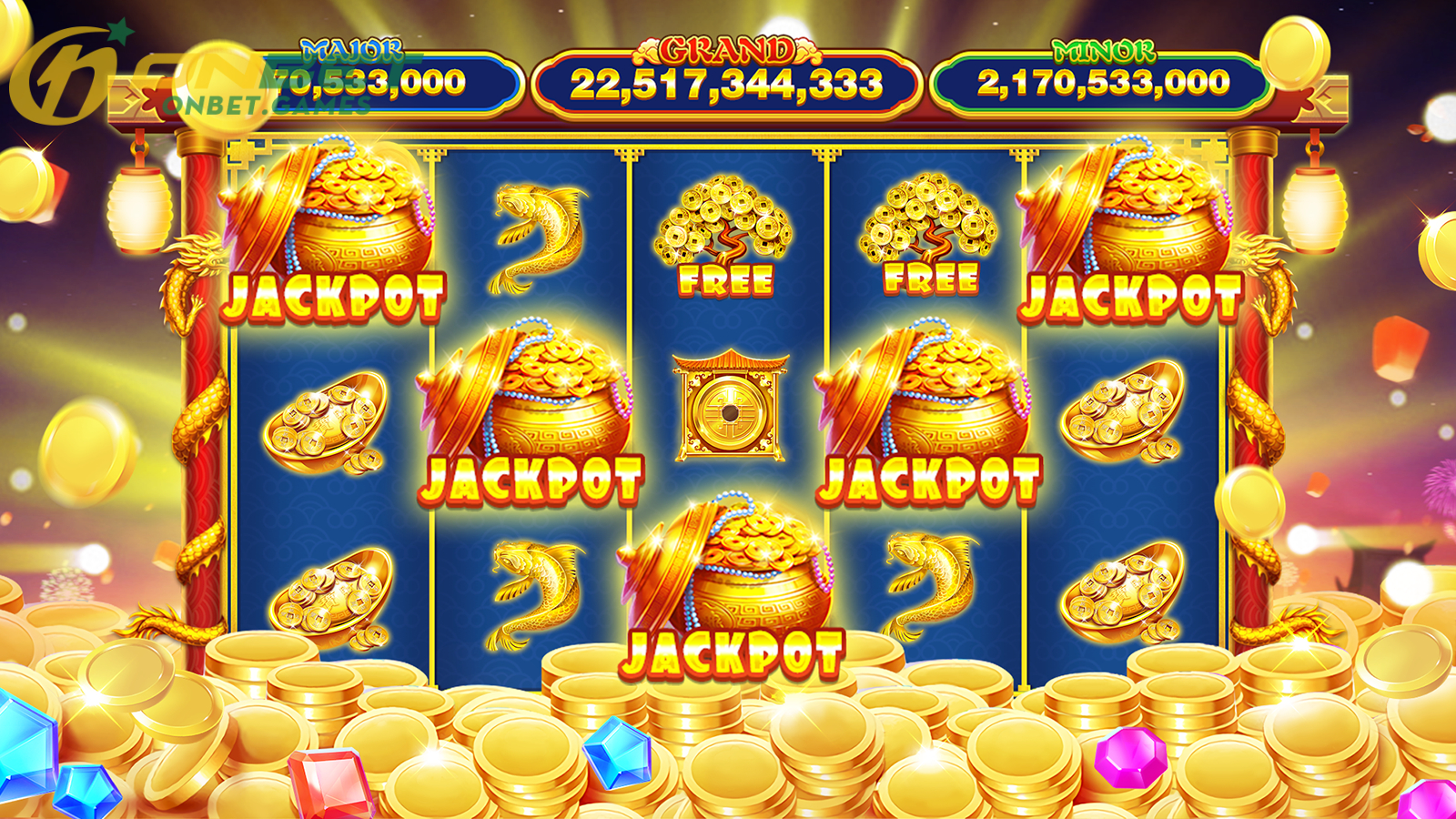 Các đặc điểm độc đáo chỉ có trong Slot Game của ONBET