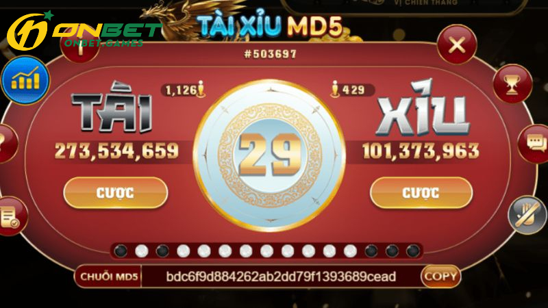 Cách chơi Tài Xỉu MD5